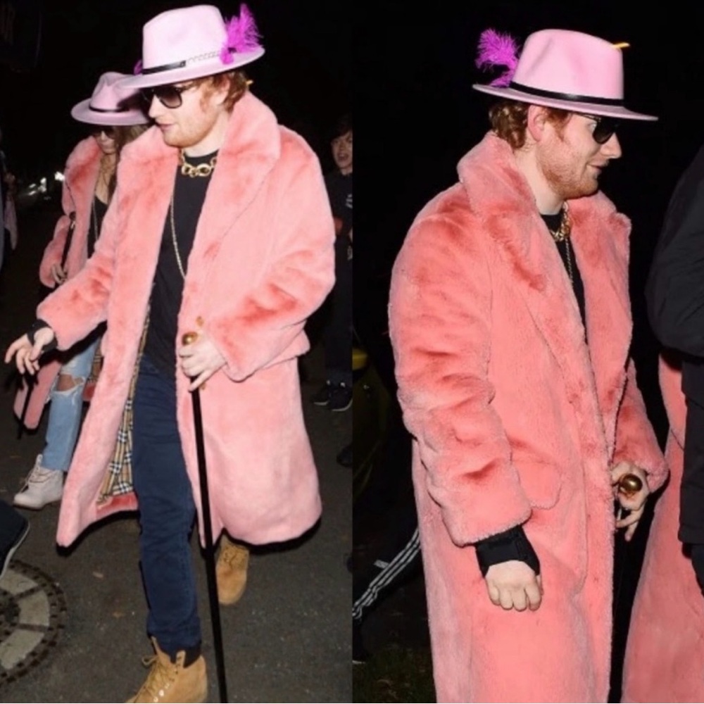 Burberry Pink Teddy Faux Fur Coat - Picture 13 of 14